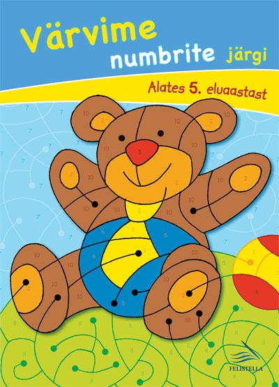 Värvime numbrite järgi: kaisukaru Alates 5. eluaastast kaanepilt – front cover