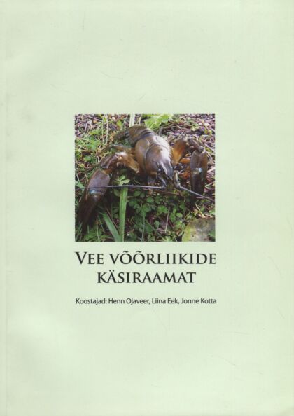 Vee võõrliikide käsiraamat kaanepilt – front cover