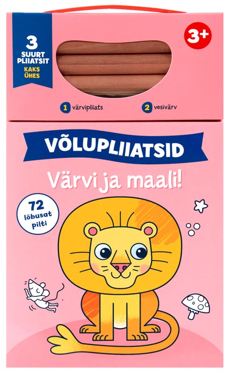 Võlupliiatsid: värvi ja maali! 72 vahvat pilti (roosa) kaanepilt – front cover