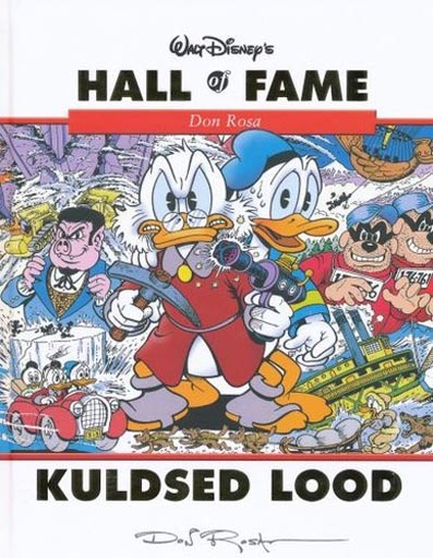 Walt Disney’s Hall of fame: Don Rosa – kuldsed lood kaanepilt – front cover