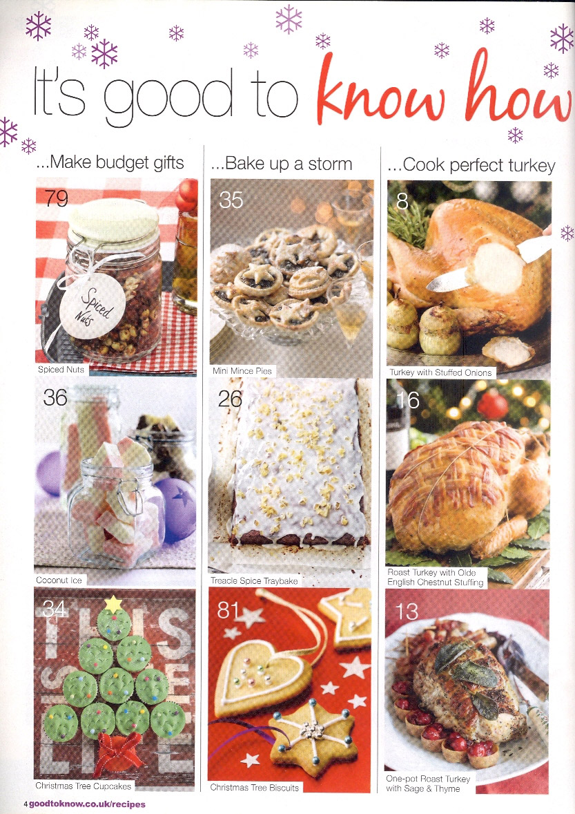 Good to Know Recipes, December 2013 page 4